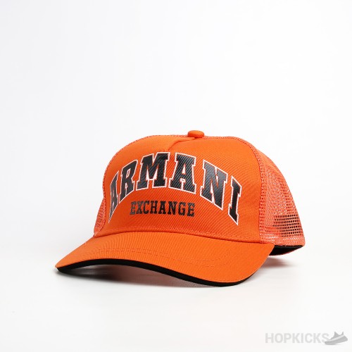 Armani Exchange Trucker Orange Cap
